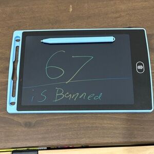 Blue LCD Writing Tablet with Stylus